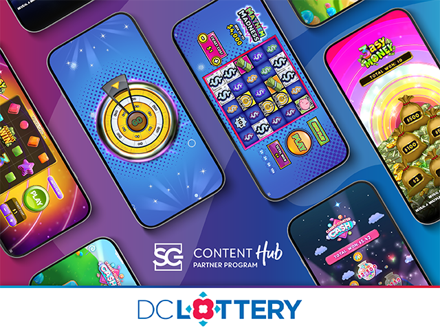 The SG Content Hub is bringing a curated selection of exciting games to DC Lottery players who play online. The lottery industry’s premier content aggregator offers digital games from SG Studios and game studios worldwide.